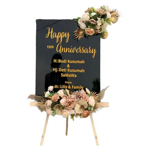 Papan Bunga Akrilik Saptorenggo